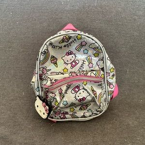Hello Kitty unicorn/icecream mini backpack